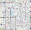 Color Plat Map of Dell Grove Township